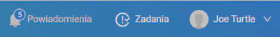 Powiadomienia i zadania