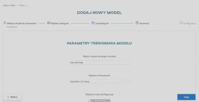 Ustawianie parametrów modelu