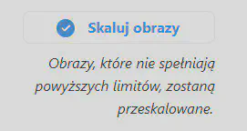 Limity rozmiaru obrazu